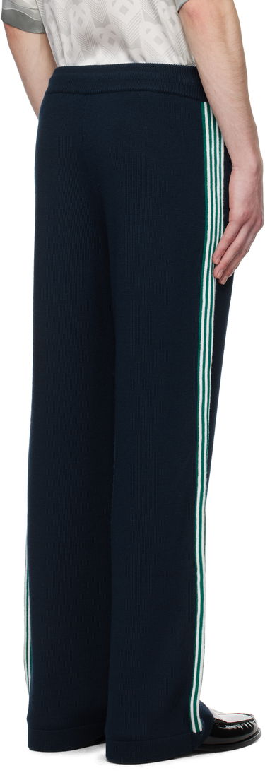Tepláky Casablanca Casablanca Knit Tennis Sweatpants Navy | MPS25-KW-847-01, 2