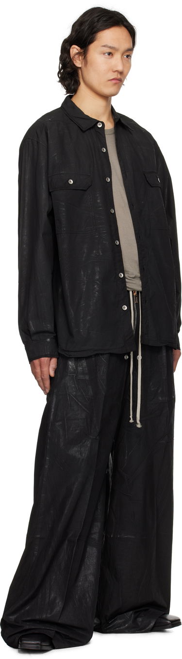 Nohavice Rick Owens Rick Owens DRKSHDW Hollywood Geth Belas Trousers Čierna | DU01E3378 PF, 3