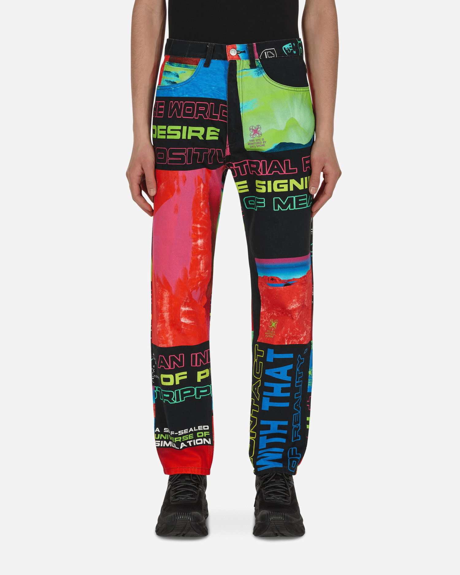 Džínsy Cav Empt S.O.M 1994 Denim Pants Červená | CES21PT03 MULTICOLOR, 0