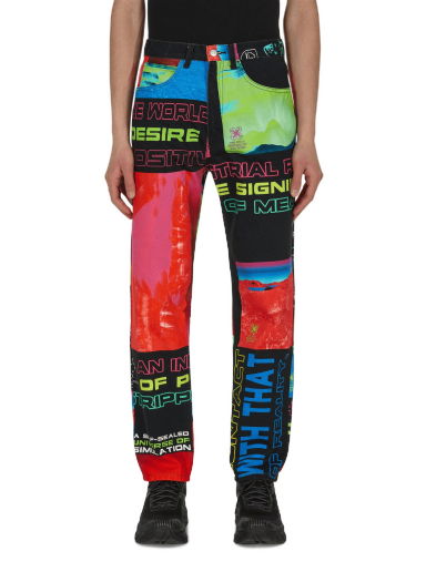 Džínsy Cav Empt S.O.M 1994 Denim Pants Červená | CES21PT03 MULTICOLOR