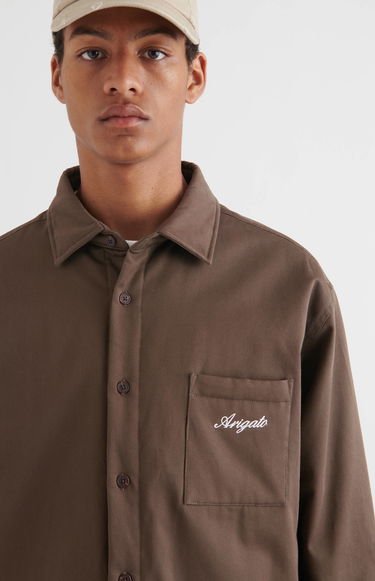 Košeľa AXEL ARIGATO Alpine Padded Shirt Hnedá | A2207001, 7