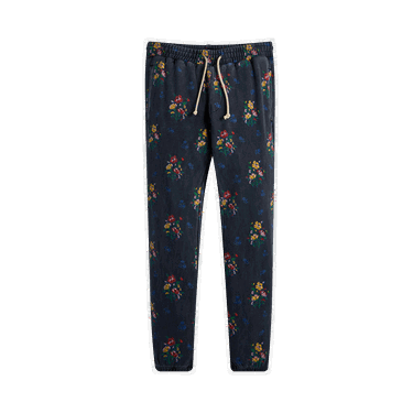 Tepláky KITH Begonia Floral Williams I Sweatpant Navy | KHM060084 413, 0