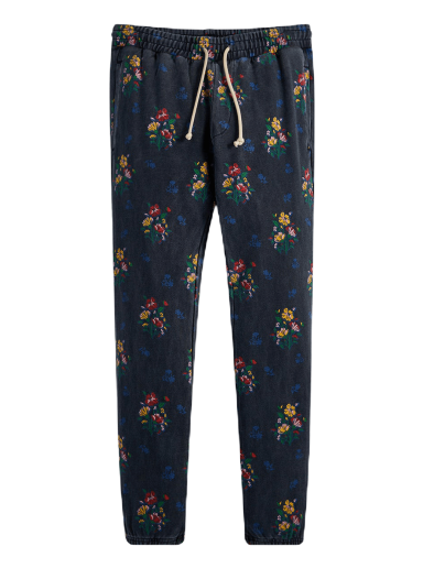 Tepláky KITH Begonia Floral Williams I Sweatpant Navy | KHM060084 413