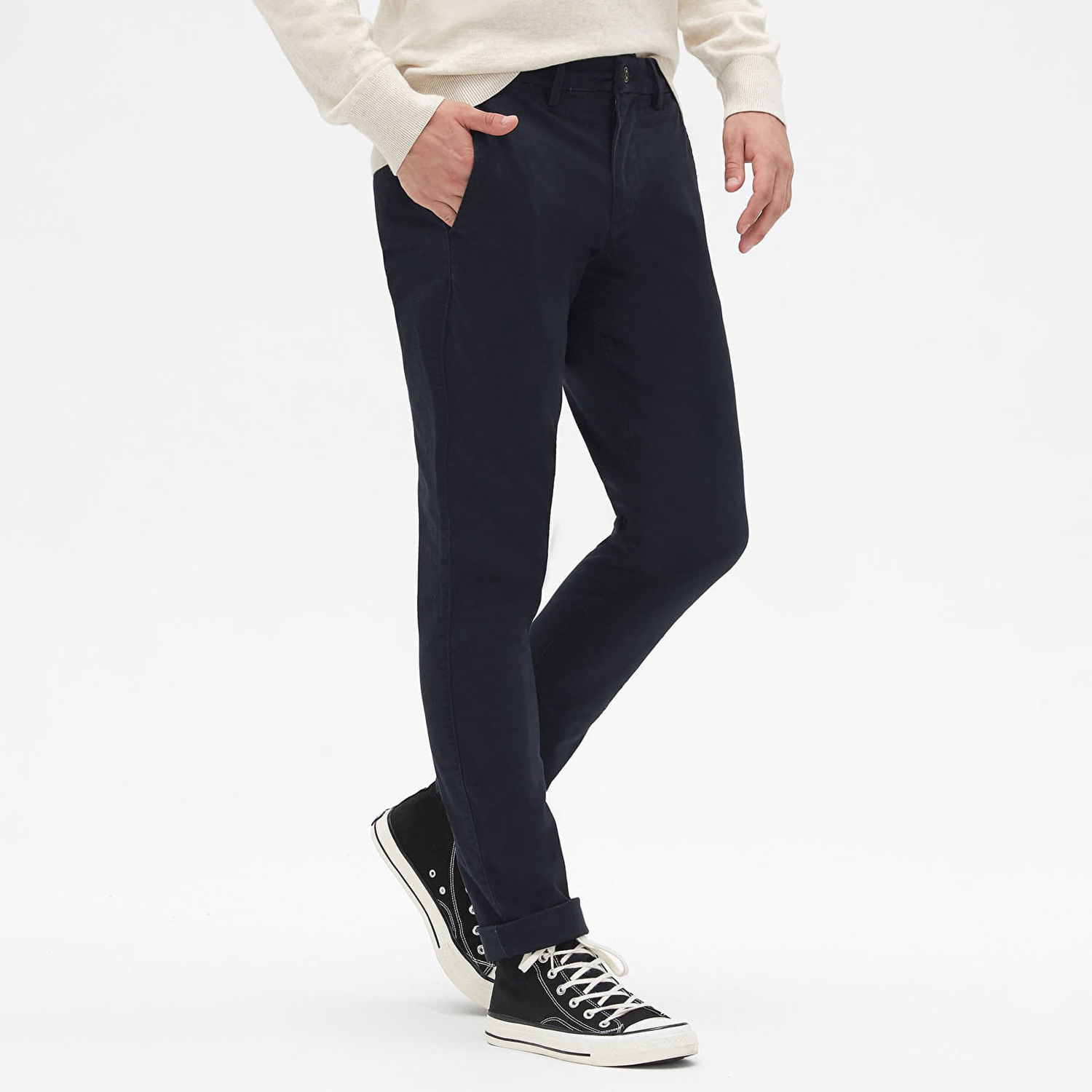 Nohavice GAP Chino Skinny Fit Pants New Classic Navy Navy | 500360-03, 1