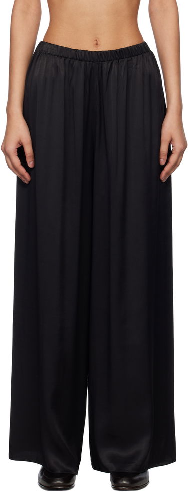 Nohavice Bode Bode Roy Wide-Leg Trousers Čierna | WRS25BT066, 0