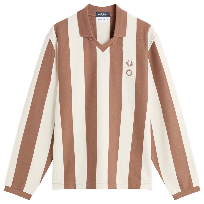 Polo tričko Fred Perry x Craig Green Heavy Weight Long Sleeve Striped Polo Shirt Rôznofarebný | SM1142-76A
