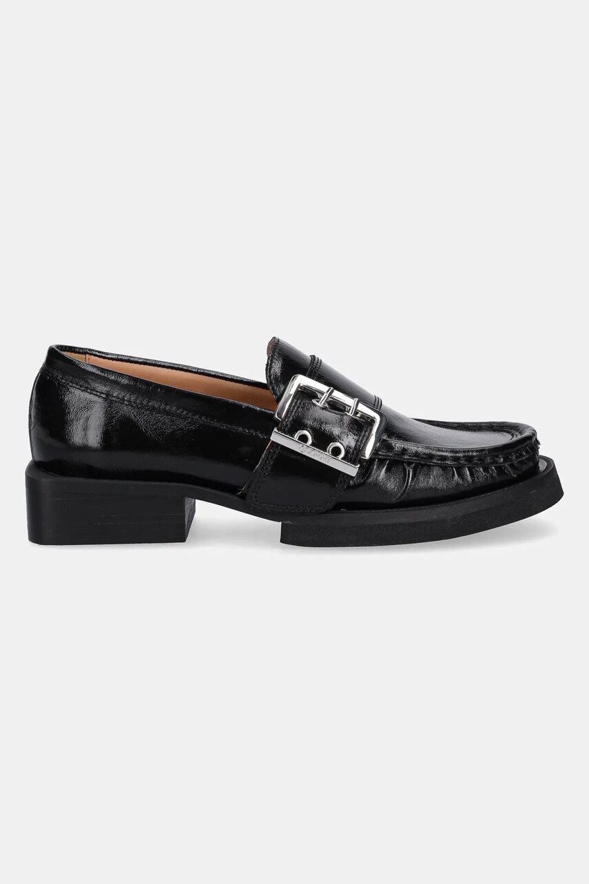 Tenisky a topánky GANNI GANNI Buckle Loafers Čierna | S2534, 1