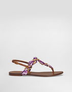 Dolce & Gabbana Majolica Print Twill Flip-Flops