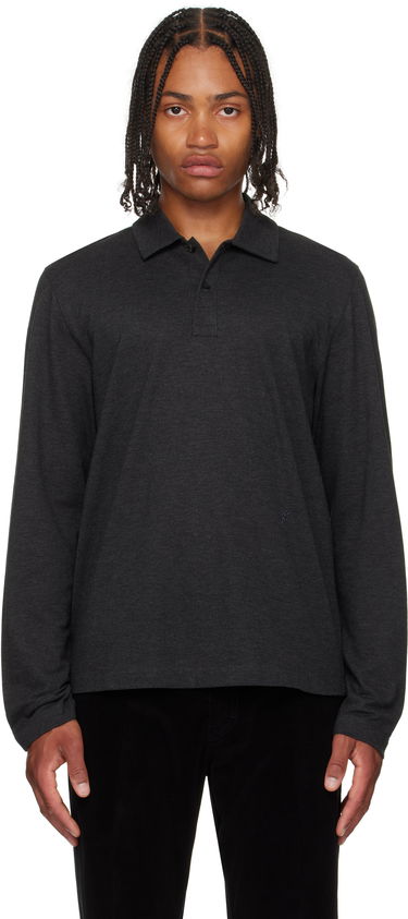Polo tričko FERRAGAMO Ferragamo Long Sleeve Polo Šedá | 786358, 0