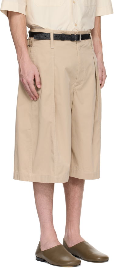 Šortky LEMAIRE Lemaire Maxi Pleated Bermuda Shorts Béžová | PA1212 LF1352, 1