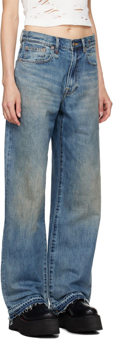 Džínsy R13 R13 D'Arcy Loose Jeans Modrá | R13WD038-D213C, 1