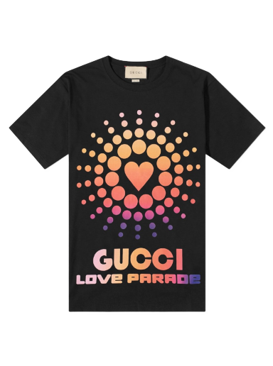 Tričko Gucci Love Parade Tee Čierna | 548334-XJEMZ-1082