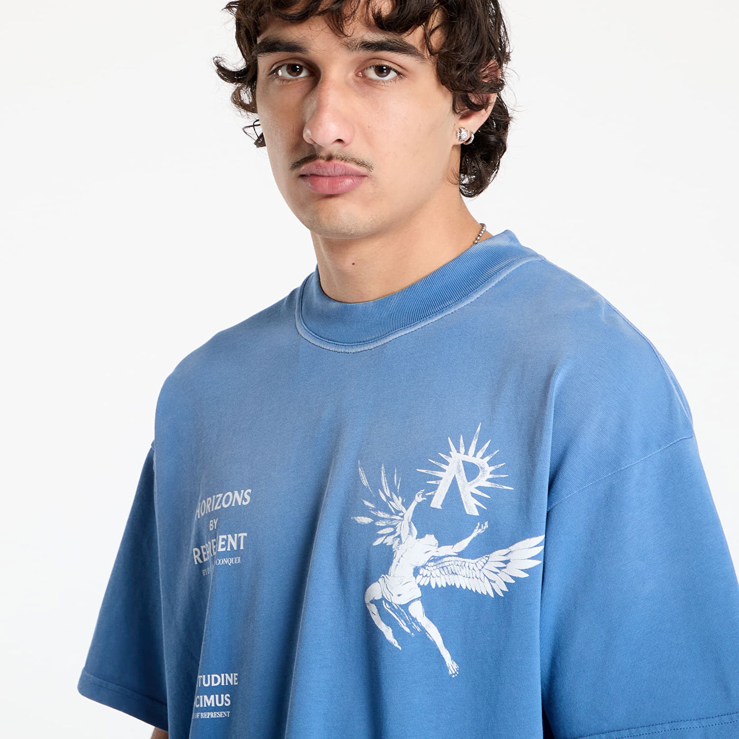 Tričko Represent Clo REPRESENT Icarus T-Shirt Modrá | MLM467-432, 1