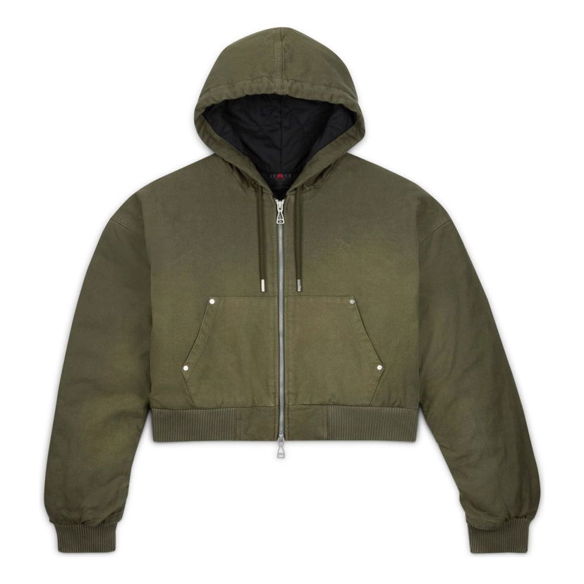 Mikina Jordan Canvas Hooded Jacket Zelené | FD9114-325