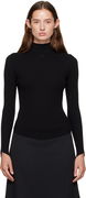 Courrèges Ribbed Mock Neck Sweater