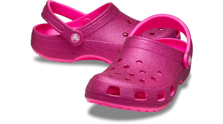 Classic Glitter Clogs Pink Crush