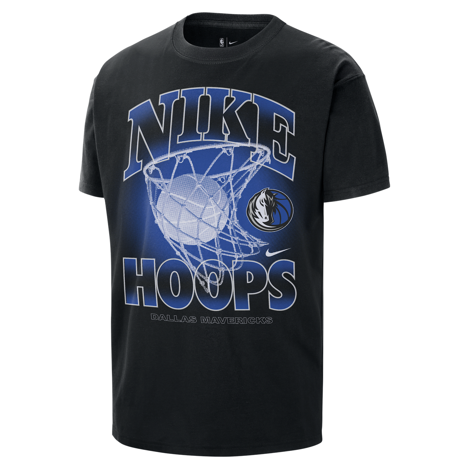 Tričko Nike Dallas Mavericks Courtside Max90 T-Shirt Čierna | HQ1268-010, 0