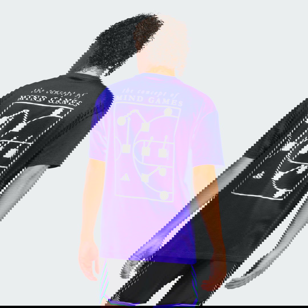 Tričko adidas Performance Training Graphic T-Shirt Modrá | JN7110, 1