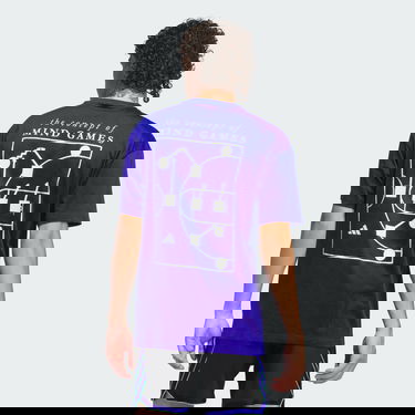 Tričko adidas Performance Training Graphic T-Shirt Modrá | JN7110, 1