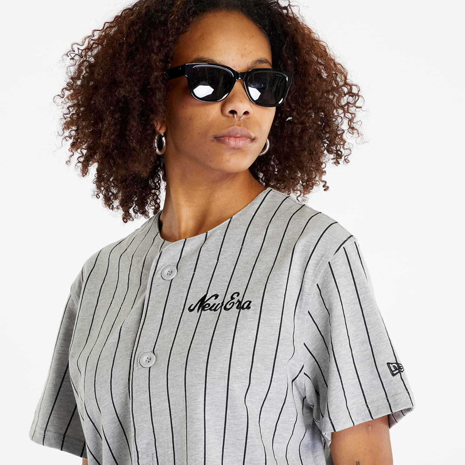 Pinstripe Jersey T-Shirt Medium