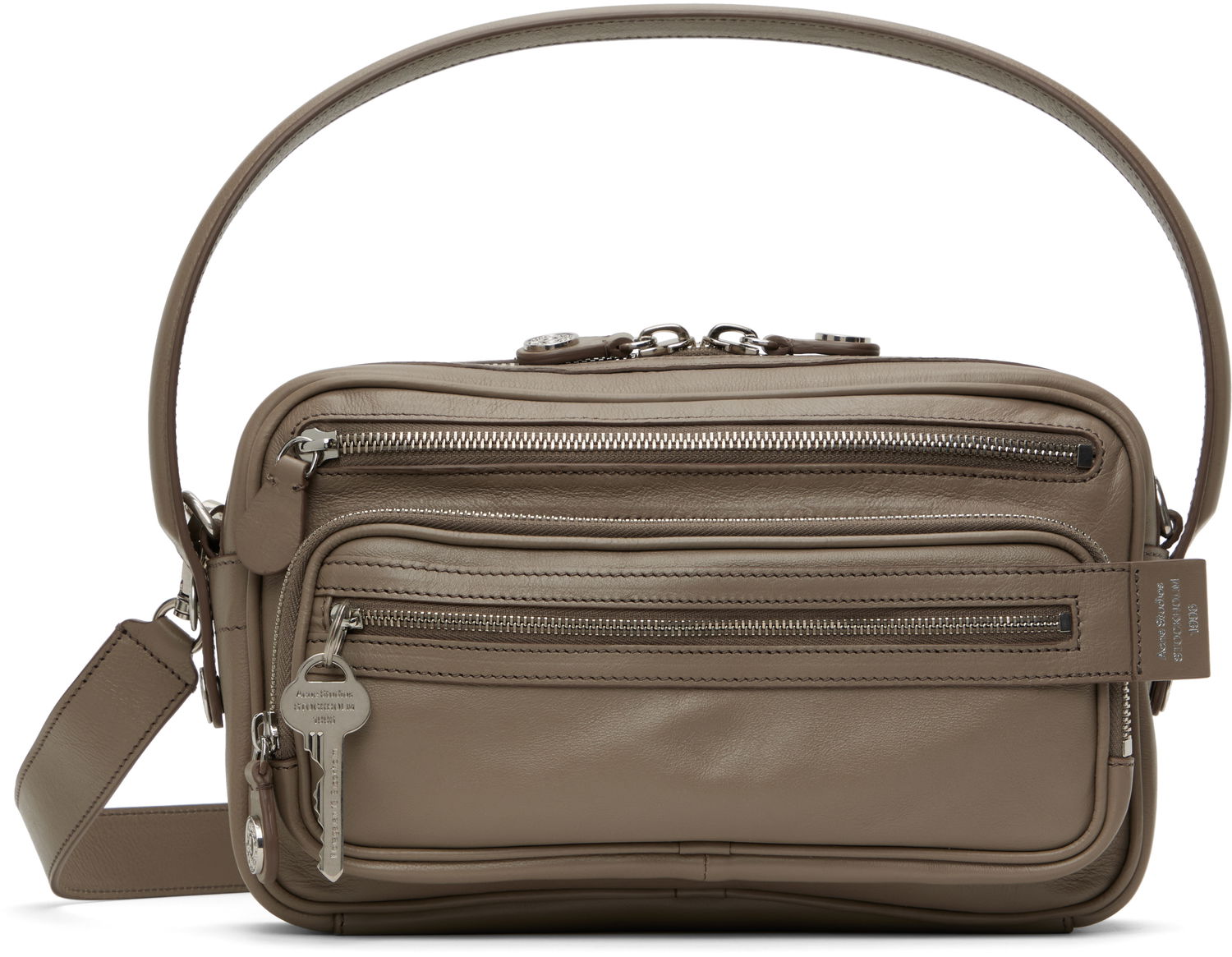 Taška cez rameno Acne Studios Acne Studios Camero Party Leather Shoulder Bag Šedá | C10240-, 0