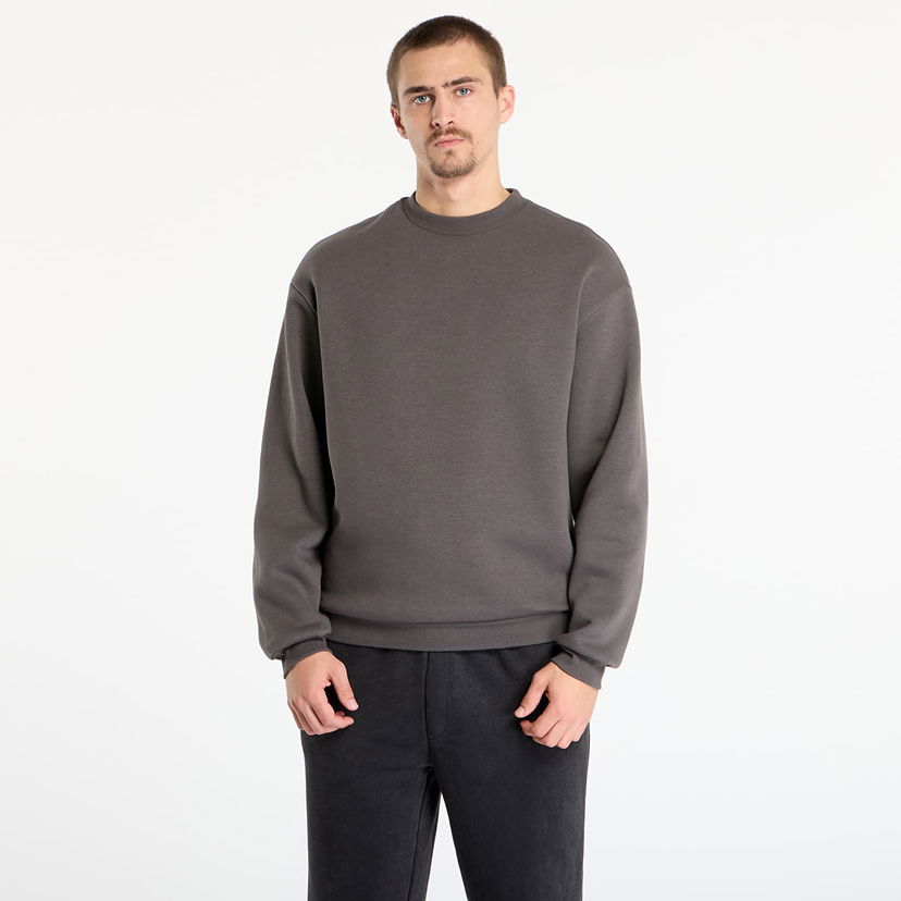 Mikina Urban Classics Fluffy Crewneck Sweatshirt Šedá | TB6751-03516