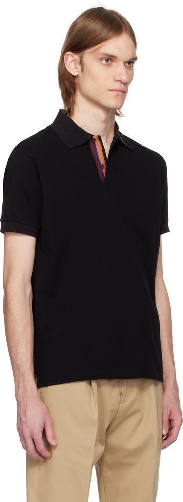 Polo tričko Paul Smith Paul Smith Artist Stripe Polo Čierna | M1R-698PP-L00086-79, 1