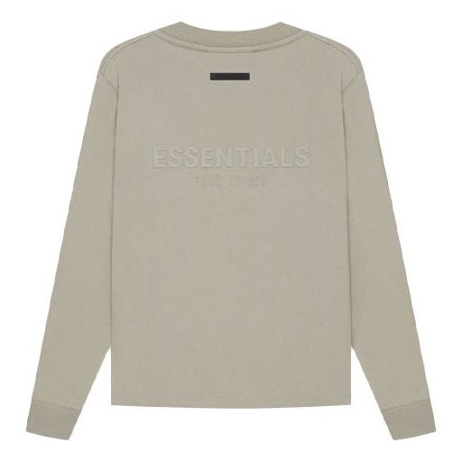 Sveter Fear of God Essentials Long Sleeve T-Shirt Šedá | FOG-SS21-585