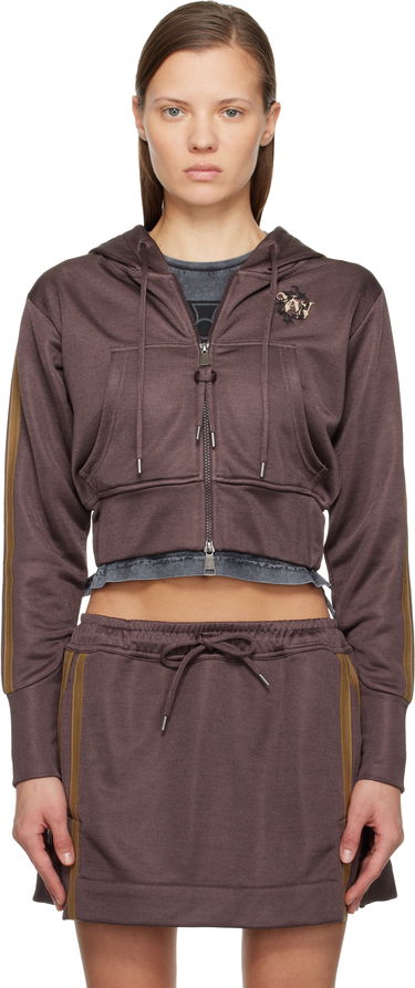 Mikina Vivienne Westwood Striped Leo Hoodie Hnedá | 1I010015-J00A2-, 0