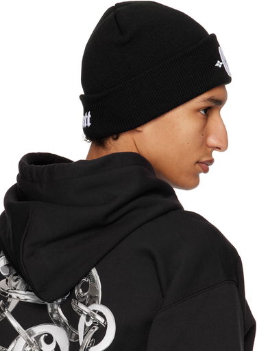 Kulicha Carhartt WIP Work In Progress Greatest Hits Embroidered Logo Beanie Čierna | I034367, 2