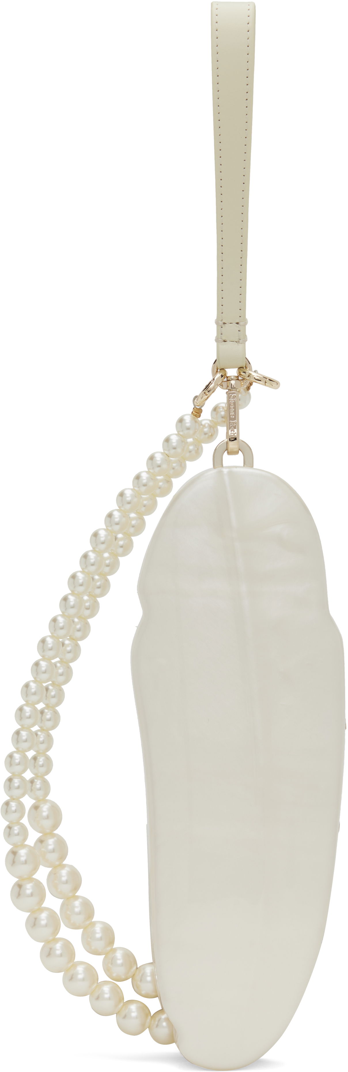 Kabelka Simone Rocha Simone Rocha Feather Pearl Bag Biela | BAG180CB 0773, 0