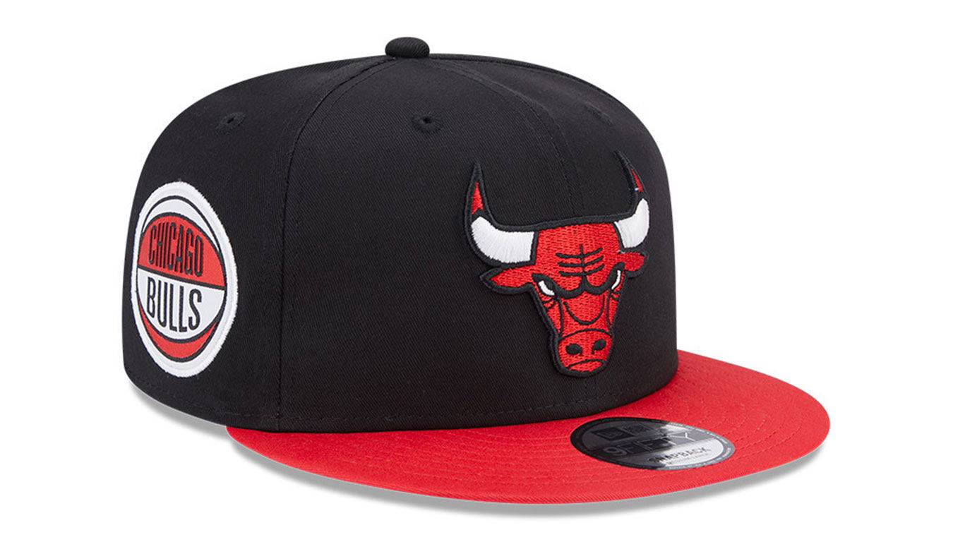 Chicago Bulls Team Side Patch 9FIFTY Snapback Cap