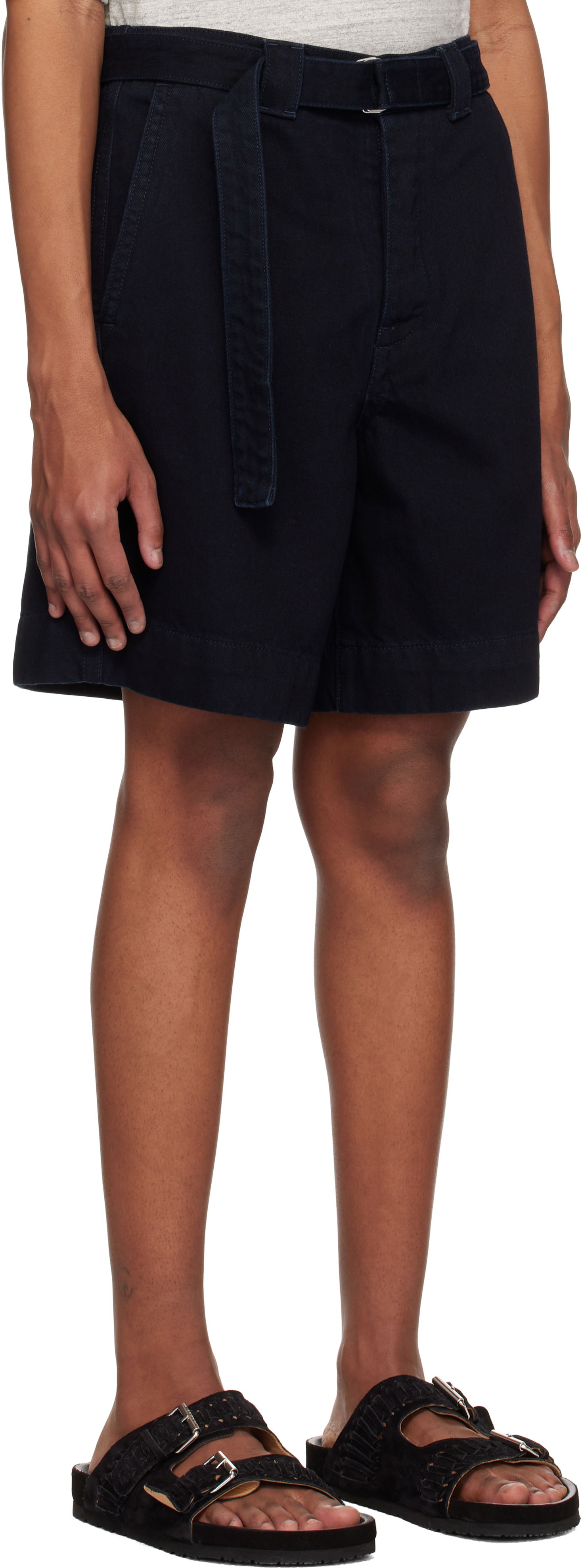Šortky Róhe Relaxed Utility Shorts Navy | 314-31-071, 1