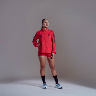 Vetrovka adidas Originals Adizero TRC x Top4Running Jacket Červená | it4450-trc, 3