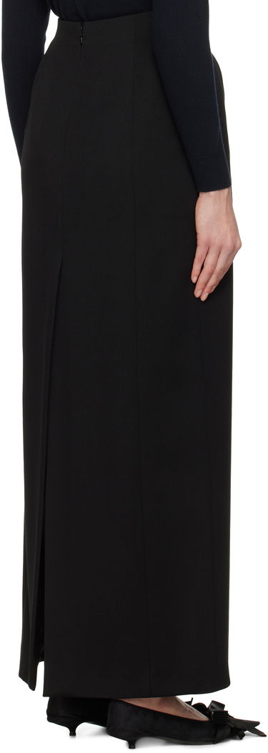 Sukňa Balenciaga Balenciaga Hourglass Maxi Skirt Čierna | 814081 TPT24, 2