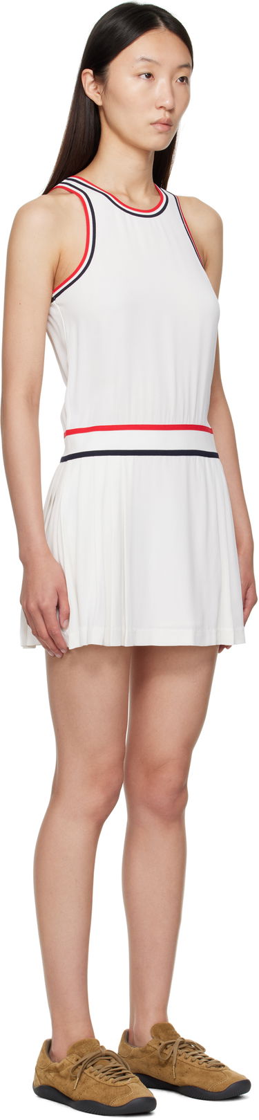Šaty Sporty & Rich Sporty & Rich Phoebe Tennis Minidress Biela | DR004602300WH36, 1