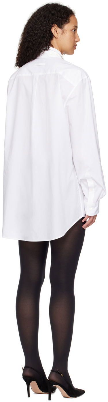 Košeľa Jean Paul Gaultier Jean Paul Gaultier Tie Shirt Minidress Biela | 24/30-F-CH057I-C051-0100, 2