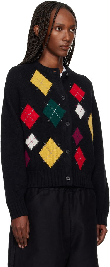Sveter YMC Atomic Argyle Pattern Cardigan Rôznofarebný | Q8ZAC, 1