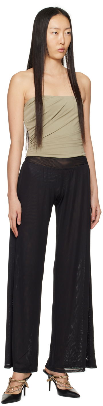 Nohavice Miaou Miaou Alisha Corset Top Čierna | 7118VISFOX, 3