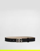 Canvas Belt With Logo Buckle