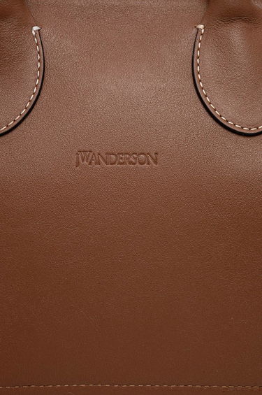 Kabelka JW Anderson JW Anderson Small Punch Tote Bag Hnedá | HB0680.LA0250.621, 4