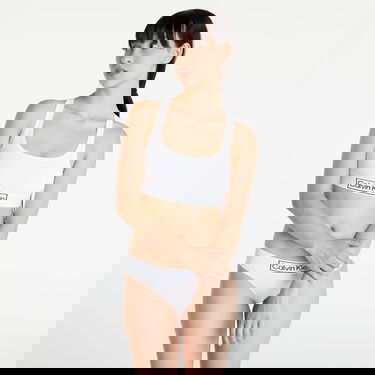 Podprsenka CALVIN KLEIN Bralette Reimagined Heritage Biela | QF6768E 100, 2