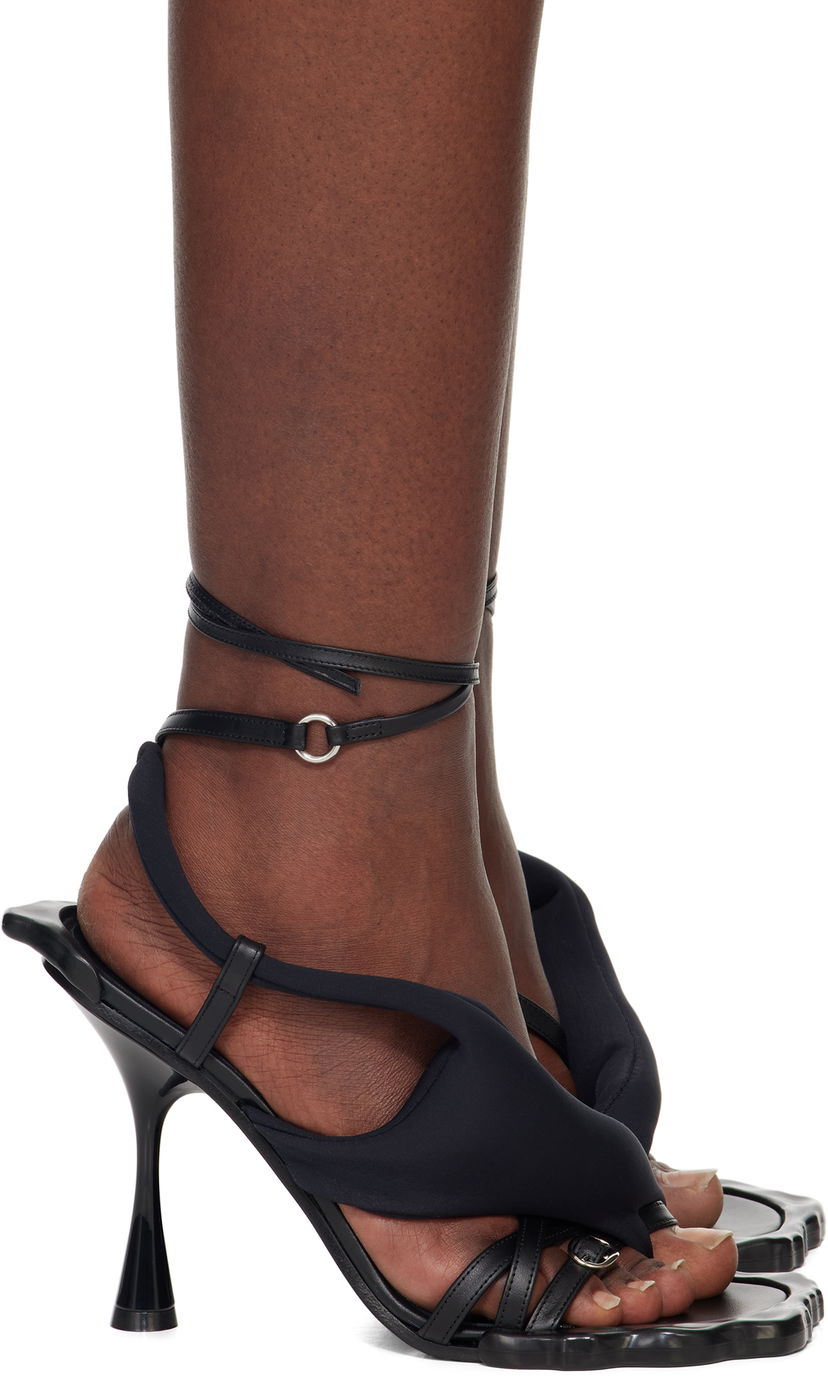 Starostlivosť o obuv Ottolinger Ottolinger Flower Heeled Sandals Čierna | 13190013102