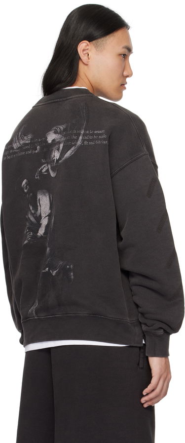 Sveter Off-White Off-White S.Matthew Skate Sweatshirt Čierna | OMBA054C99FLE0091077, 2