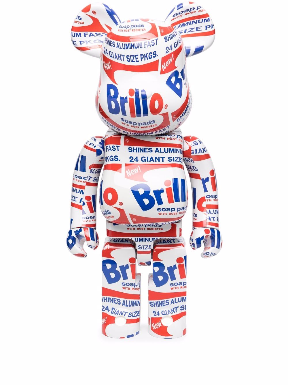 Zberateľské Medicom Toy Be@rbrick Andy Warhol graphic-print toy - White Rôznofarebný | 1000BRILLOFMULTI16807529, 0