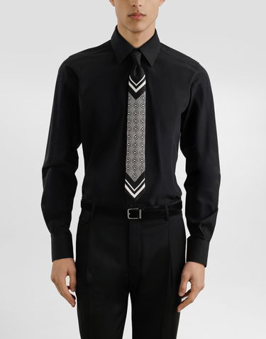 Opasok Dolce & Gabbana Dolce & Gabbana Micro-Design and Logo Twill Tie Čierna | GT149EG0WV5HH8RN, 3