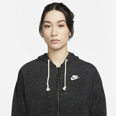 Mikina Nike Sportswear Gym Vintage Full-Zip Hoodie Čierna | DM6386-010, 1