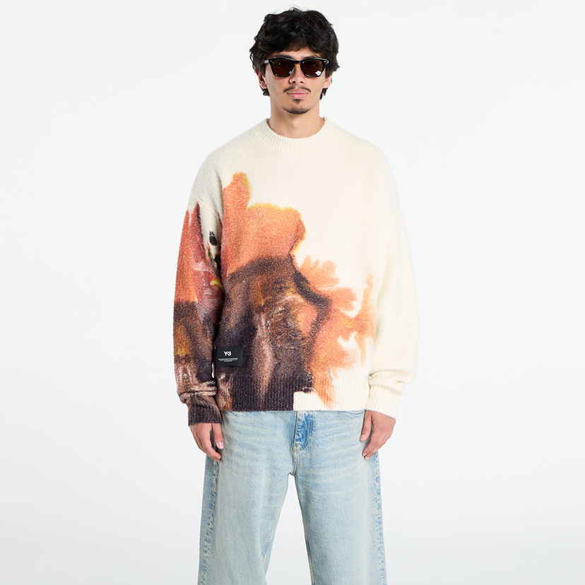 Sveter Y-3 Classic Sheer Knit Crew Sweater H61921 | FLEXDOG