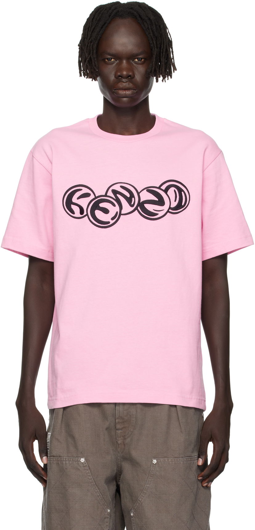 Tričko KENZO Kenzo Paris 'KENZO Pachinko' Classic T-Shirt Ružová | FF65TS2614SI