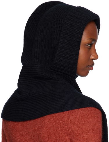 Šál Yves Salomon Cashmere & Wool Hooded Scarf Čierna | 25W25WAA506XXMACL, 2